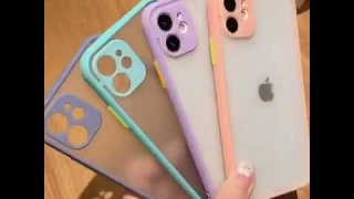 Противоударный бронированный матовый чехол для iPhone 12