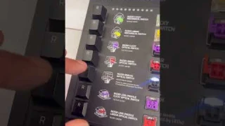 All of Razer's Keyboard Switches! Which is Best? #razer #keyboard #game