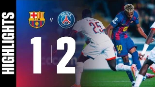 HIGHLIGHTS | FC BARCELONA 1 vs 2 PSG | UEFA CHAMPIONS LEAGUE 🔵🔴