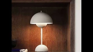 Flower bud table lamp modern style decorative lamp touch rechargeable LED night light