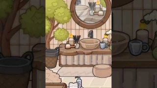 AVATAR WORLD FREE BATHROOM IDEA CHIC HOUSE MAKER!! 🤎🛁💡#avatarworld #shorts #tocalifeworld