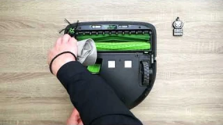 Очищение сенсоров свободного падения у робота iRobot Roomba s9