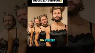 Jensen Ackles wife chooses Sam over Dean😂#shorts #jensenackles