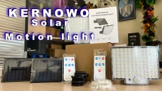 Solar LED motion light from Kernowo