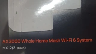 Распаковка Mesh Tenda nova mx-12(2-pack) AX3000